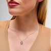 Thumbnail Image 2 of 1/3 CT. Certified Lab-Grown Diamond Solitaire Heart Pendant in Sterling Silver (I/SI2)