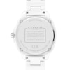 Thumbnail Image 3 of Ladies’ Coach Kitt Crystal Accent White Ceramic Watch with White Dial (Model: 14504407)