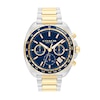 Thumbnail Image 1 of Men’s Coach Charter Two-Tone IP Chronograph Watch with Navy Blue Dial (Model: 14602704)