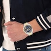 Thumbnail Image 4 of Men’s Coach Charter Two-Tone IP Chronograph Watch with Navy Blue Dial (Model: 14602704)