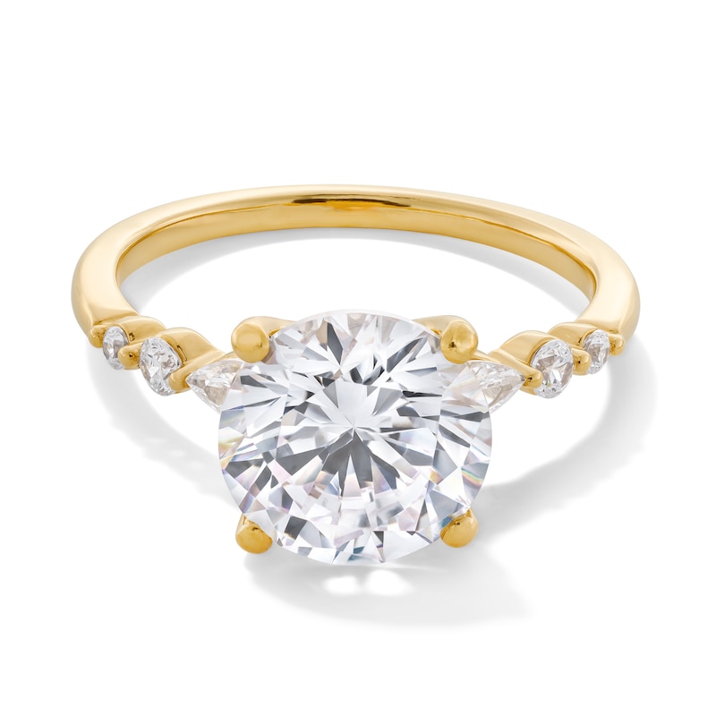 Main Image 1 of 3-1/4 CT. T.W. Certified Lab-Grown Diamond Engagement Ring in 14K Gold (F/VS2)