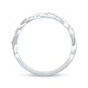 Thumbnail Image 2 of 1/15 CT. T.W. Diamond Twist Ring in 10K White Gold