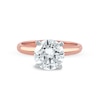 Thumbnail Image 3 of 3 CT. Certified Lab-Grown Diamond Solitaire Engagement Ring in 14K Two-Tone Gold (F/VS2)