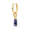 Thumbnail Image 1 of PDPAOLA™ at Zales Blue Sodalite Small Teardrop Dangle Single Hoop Earring in Sterling Silver with 18K Gold Plate