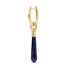 Thumbnail Image 1 of PDPAOLA™ at Zales Blue Sodalite Large Teardrop Dangle Single Hoop Earring in Sterling Silver with 18K Gold Plate