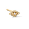 Thumbnail Image 1 of 1/20 CT. T.W. Lab-Grown Diamond Evil Eye Single Cartilage Stud Earring in 14K Gold