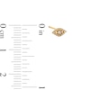 Thumbnail Image 3 of 1/20 CT. T.W. Lab-Grown Diamond Evil Eye Single Cartilage Stud Earring in 14K Gold