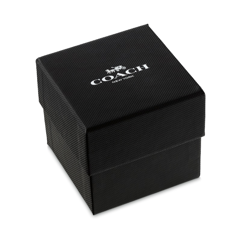 Main Image 5 of Ladies’ Coach Greyson Iridescent Ceramic Watch with White Dial (Model: 14504390)