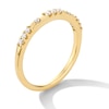 Thumbnail Image 3 of 1/8 CT. T.W. Certified Lab-Grown Diamond Alternating Band in 10K Gold (F/VS2)