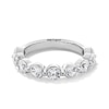 Thumbnail Image 1 of 2 CT. T.W. Certified Lab-Grown Diamond Nine Stone Anniversary Band in 14K White Gold (F/VS2)