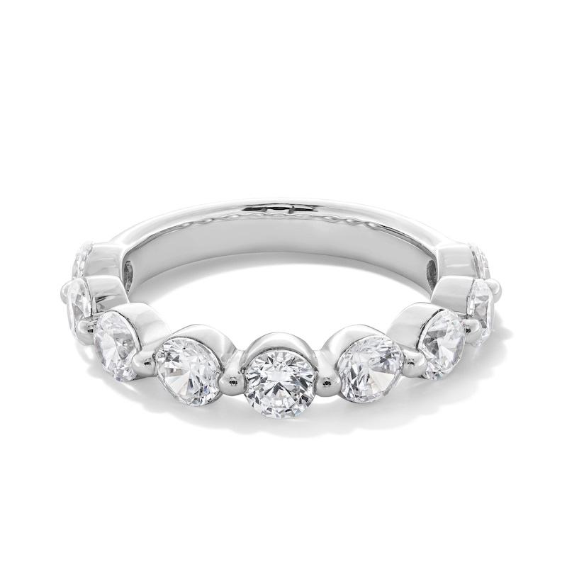 Main Image 1 of 2 CT. T.W. Certified Lab-Grown Diamond Nine Stone Anniversary Band in 14K White Gold (F/VS2)