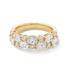 Thumbnail Image 1 of 2-1/2 CT. T.W. Oval and Round Certified Lab-Grown Diamond Double Row Anniversary Band in 14K Gold (F/VS2)