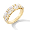 Thumbnail Image 3 of 2-1/2 CT. T.W. Oval and Round Certified Lab-Grown Diamond Double Row Anniversary Band in 14K Gold (F/VS2)