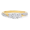 Thumbnail Image 1 of 1 CT. T.W. Diamond Past Present Future® Engagement Ring in 10K Gold