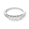 Thumbnail Image 1 of 3/4 CT. T.W. Diamond Past Present Future® Engagement Ring in 10K White Gold