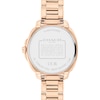 Thumbnail Image 3 of Ladies’ Coach Kitt Crystal Accent Rose-Tone IP Chronograph Watch with Grey Dial (Model: 14504395)