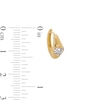 Thumbnail Image 4 of 1/3 CT. Heart-Shaped Lab-Grown Diamond Solitaire Single Hoop Earring in 10K Gold
