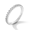 Thumbnail Image 3 of Vera Wang Love Collection Lab-Grown Diamonds by Vera Wang Love 1/2 CT. T.W. Anniversary Band in 14K White Gold (F/VS2)