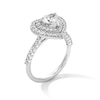 Thumbnail Image 3 of 1-3/4 CT. T.W. Certified Lab-Grown Diamond Double Frame Heart Ring in Sterling Silver (F/SI2)