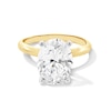 Thumbnail Image 1 of 4 CT. Oval Certified Lab-Grown Diamond Solitaire Engagement Ring in 14K Gold (F/VS2)