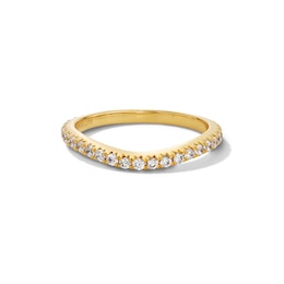 Vera Wang Love Collection Lab-Grown Diamonds by Vera Wang Love 1/3 CT. T.W. Contour Anniversary Band in 14K Gold (F/VS2)