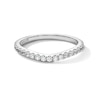 Thumbnail Image 1 of Vera Wang Love Collection Lab-Grown Diamonds by Vera Wang Love 1/3 CT. T.W. Contour Anniversary Band in 14K White Gold (F/VS2)