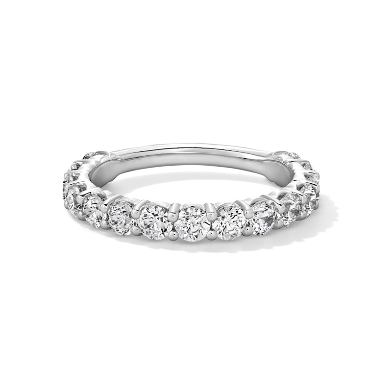 Main Image 1 of Vera Wang Love Collection Lab-Grown Diamonds by Vera Wang Love 1-3/8 CT. T.W. Anniversary Band in 14K White Gold (F/VS2)