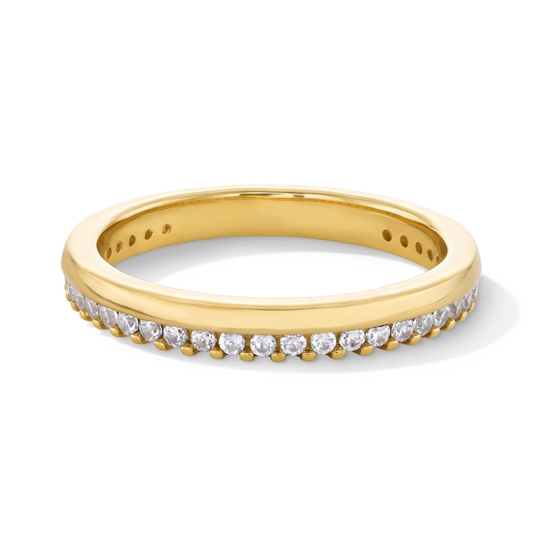 Main Image 1 of 1/3 CT. T.W. Certified Lab-Grown Diamond Double Row Band in 10K Gold (F/VS2)