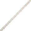Thumbnail Image 2 of Diamond Accent Alternating "S" Link Bracelet in Sterling Silver with 18K Gold Plate - 7.25”