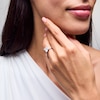 Thumbnail Image 2 of 2 CT. Princess-Cut Certified Lab-Grown Diamond Solitaire Engagement Ring in 14K Gold (F/VS2)