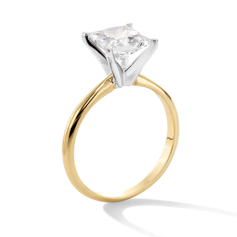 Main Image 3 of 2 CT. Princess-Cut Certified Lab-Grown Diamond Solitaire Engagement Ring in 14K Gold (F/VS2)