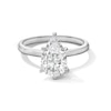 Thumbnail Image 1 of 2 CT. Pear-Shaped Certified Lab-Grown Diamond Solitaire Engagement Ring in 14K White Gold (F/VS2)