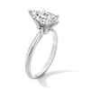 Thumbnail Image 2 of 2 CT. Pear-Shaped Certified Lab-Grown Diamond Solitaire Engagement Ring in 14K White Gold (F/VS2)