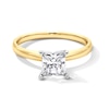 Thumbnail Image 1 of 1 CT. Princess-Cut Certified Lab-Grown Diamond Solitaire Engagement Ring in 14K Gold (F/VS2)