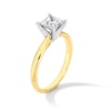Thumbnail Image 3 of 1 CT. Princess-Cut Certified Lab-Grown Diamond Solitaire Engagement Ring in 14K Gold (F/VS2)