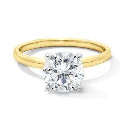 2 CT. Certified Lab-Grown Diamond Solitaire Engagement Ring in 14K Gold (F/VS2)
