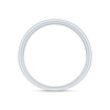 Thumbnail Image 3 of Men’s 1/2 CT. T.W. Black and White Diamond Alternating Double Row Band in 10K White Gold - Size 10