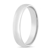 Thumbnail Image 2 of Men's 4.0mm Engravable Comfort-Fit Wedding Band in Platinum (1 Line)