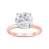 Thumbnail Image 1 of 4 CT. Certified Lab-Grown Diamond Solitaire Engagement Ring in 14K Two-Tone Gold (F/VS2)