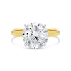 Thumbnail Image 3 of 4 CT. Certified Lab-Grown Diamond Solitaire Engagement Ring in 14K Two-Tone Gold (F/VS2)