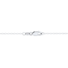Thumbnail Image 2 of 1/4 CT. T.W. Certified Lab-Grown Diamond Frame Heart Necklace in Sterling Silver (I/SI2)