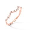 Thumbnail Image 2 of 1/5 CT. T.W. Certified Lab-Grown Diamond Contour Anniversary Band in 14K Rose Gold (F/SI2)