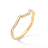 Thumbnail Image 3 of 1/5 CT. T.W. Certified Lab-Grown Diamond Contour Anniversary Band in 14K Gold (F/SI2)