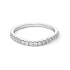Thumbnail Image 1 of 1/3 CT. T.W. Certified Lab-Grown Diamond Contour Anniversary Band in 14K White Gold (F/VS2)