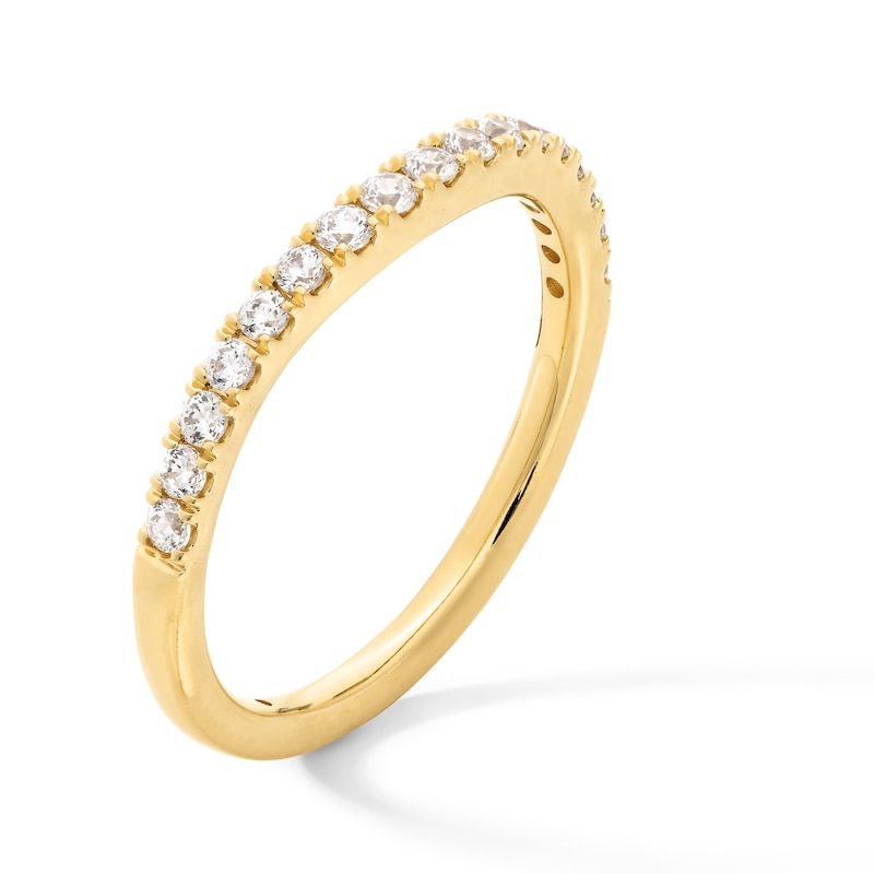 Main Image 3 of 1/3 CT. T.W. Certified Lab-Grown Diamond Contour Anniversary Band in 14K Gold (F/VS2)