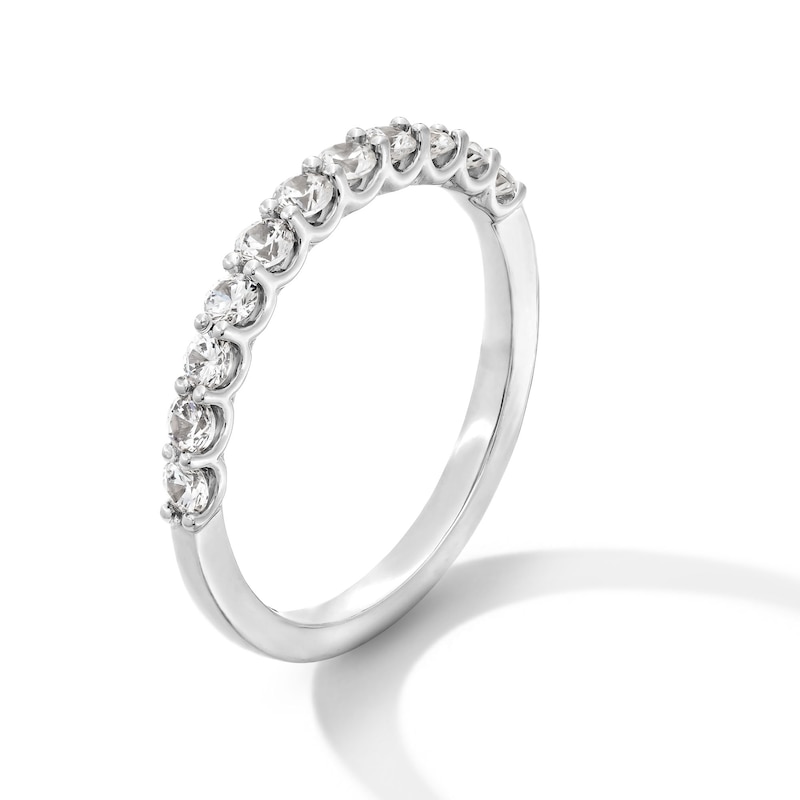 Main Image 3 of 1/2 CT. T.W. Certified Lab-Grown Diamond Anniversary Band in 14K White Gold (I/SI2)