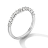 Thumbnail Image 3 of 1/2 CT. T.W. Certified Lab-Grown Diamond Contour Anniversary Band in 14K White Gold (I/SI2)