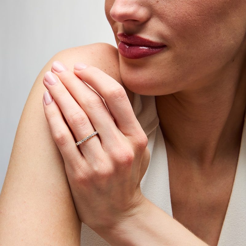 Main Image 2 of 1/2 CT. T.W. Certified Lab-Grown Diamond Anniversary Band in 14K Gold (I/SI2)