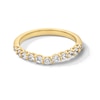 Thumbnail Image 1 of 1/2 CT. T.W. Certified Lab-Grown Diamond Contour Anniversary Band in 14K Gold (I/SI2)
