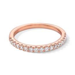 1/3 CT. T.W. Certified Lab-Grown Diamond Anniversary Band in 14K Rose Gold (F/VS2)